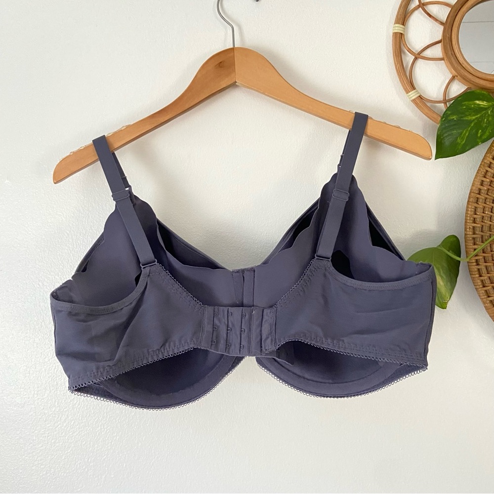 SOLD Freya underwire pure sculpt molded nursing bra US 40I / UK 40G gray unlined - Picture 7 of 9
